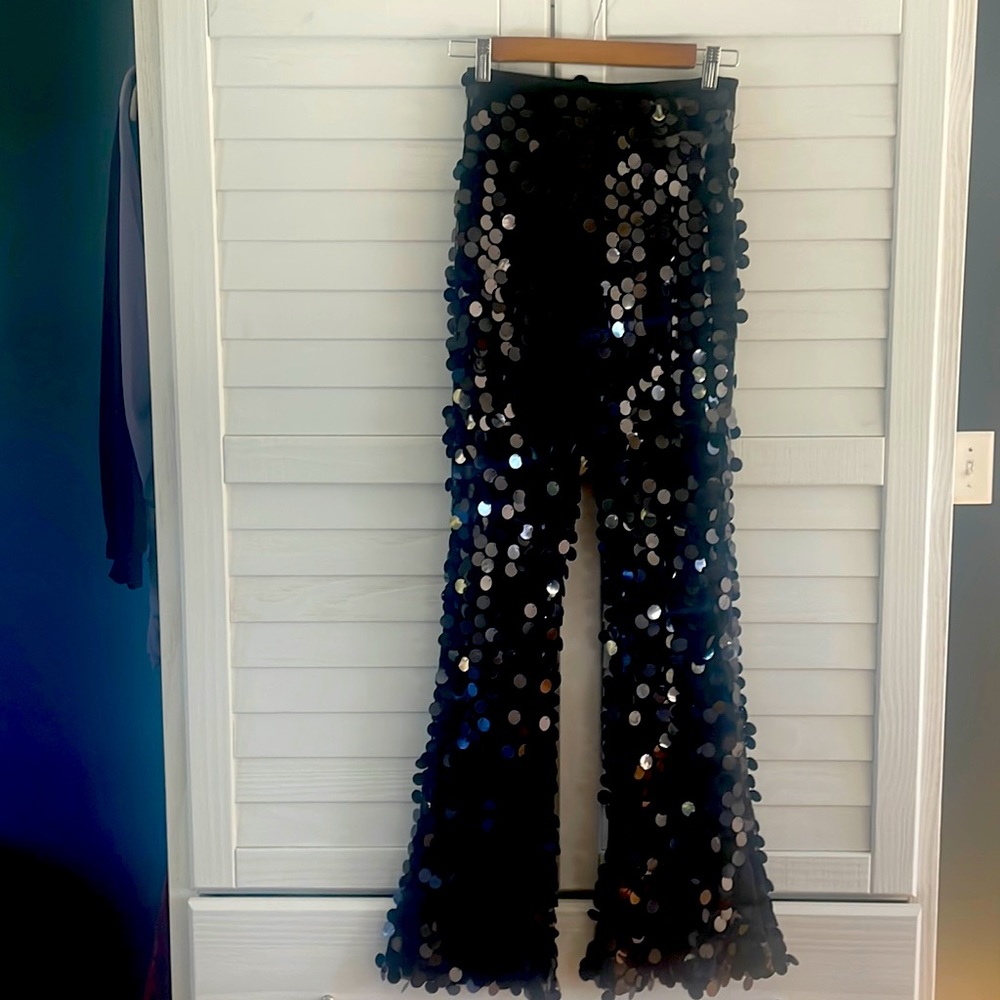 Forever 21 sequin flare pant